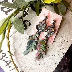 Handmade polymer clay earrings